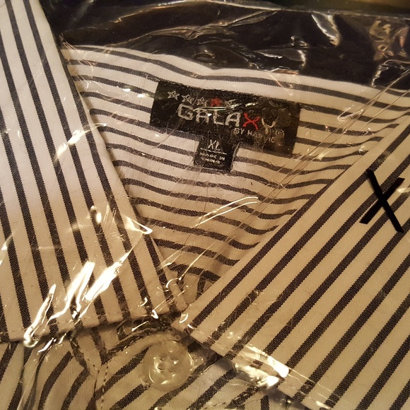 Men's Stretch Long Sleeve Slim-Fit Dress Shirt - Picture 3 of 3